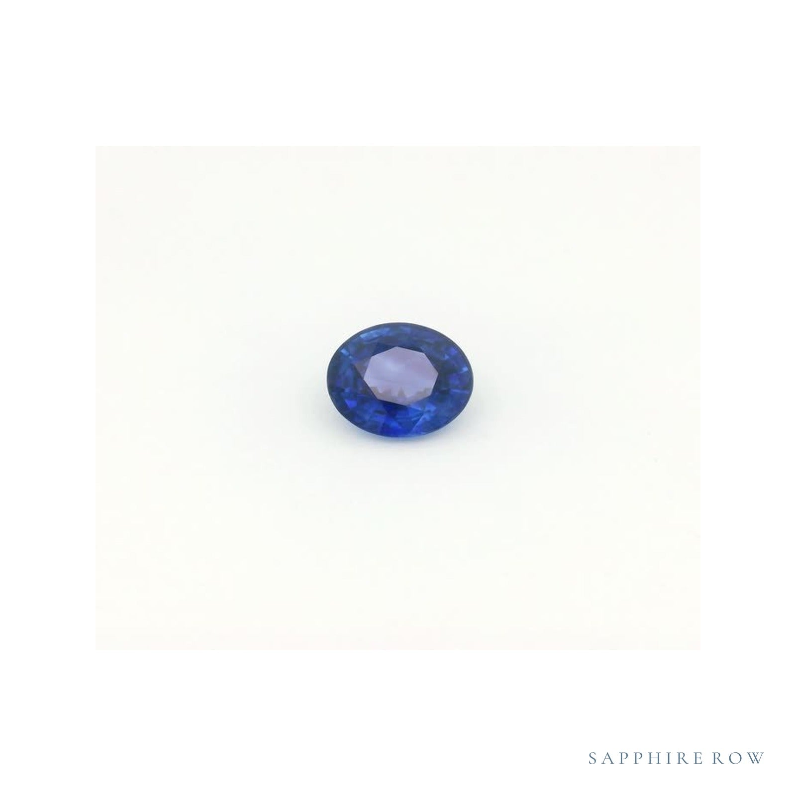 1.46 ct natural blue sapphire from Sri Lanka, round cut | Sapphire Row · cut4