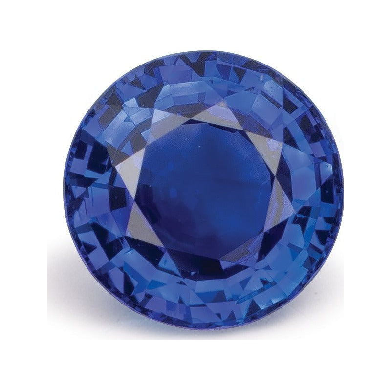 1.46 ct natural blue sapphire from Sri Lanka, round cut | Sapphire Row · cut7
