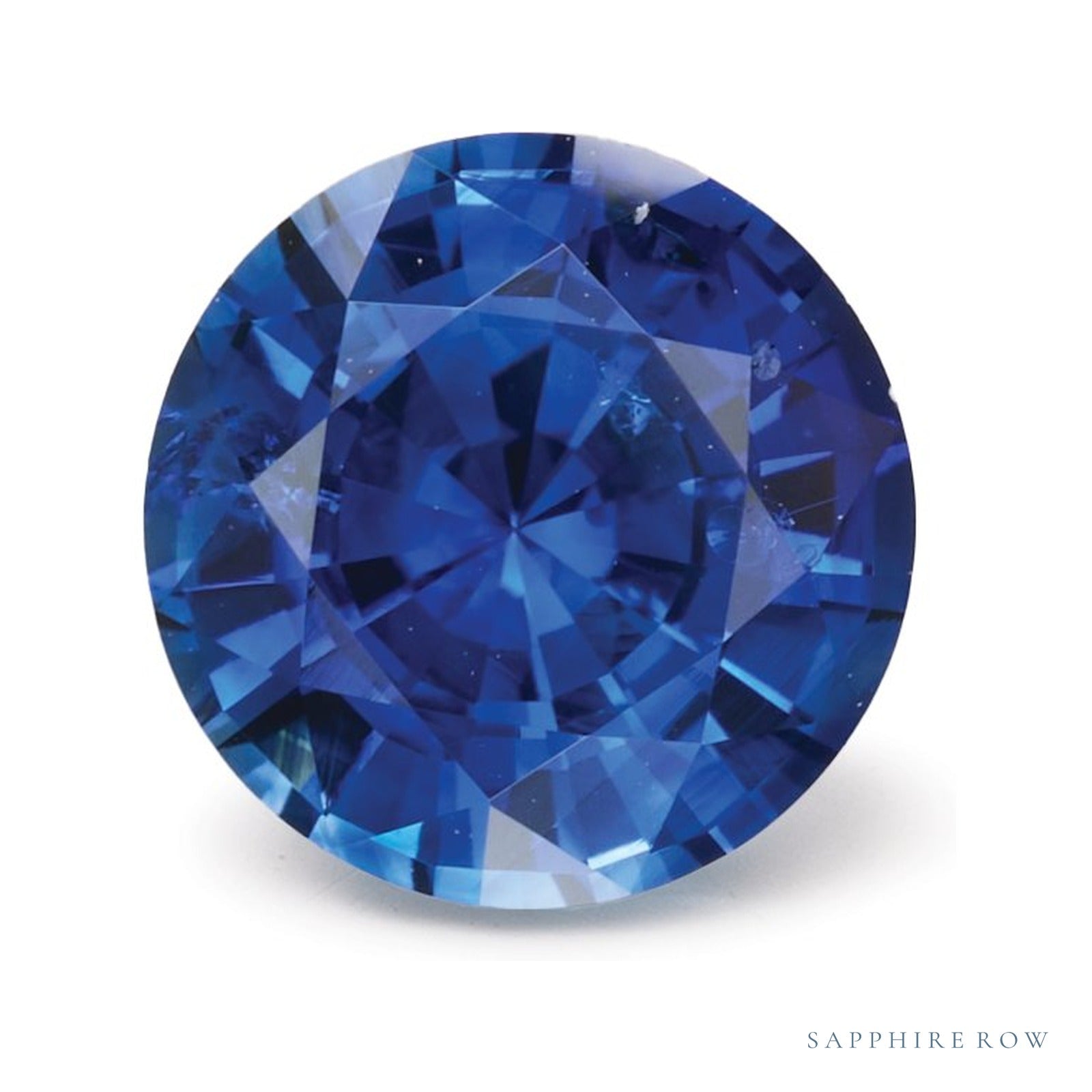 1.46 ct natural blue sapphire from Sri Lanka, round cut | Sapphire Row · cut4