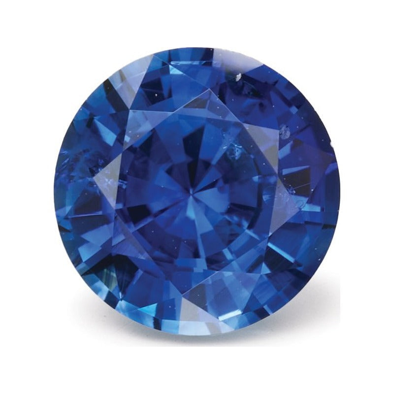 1.46 ct natural blue sapphire from Sri Lanka, round cut | Sapphire Row · cut7