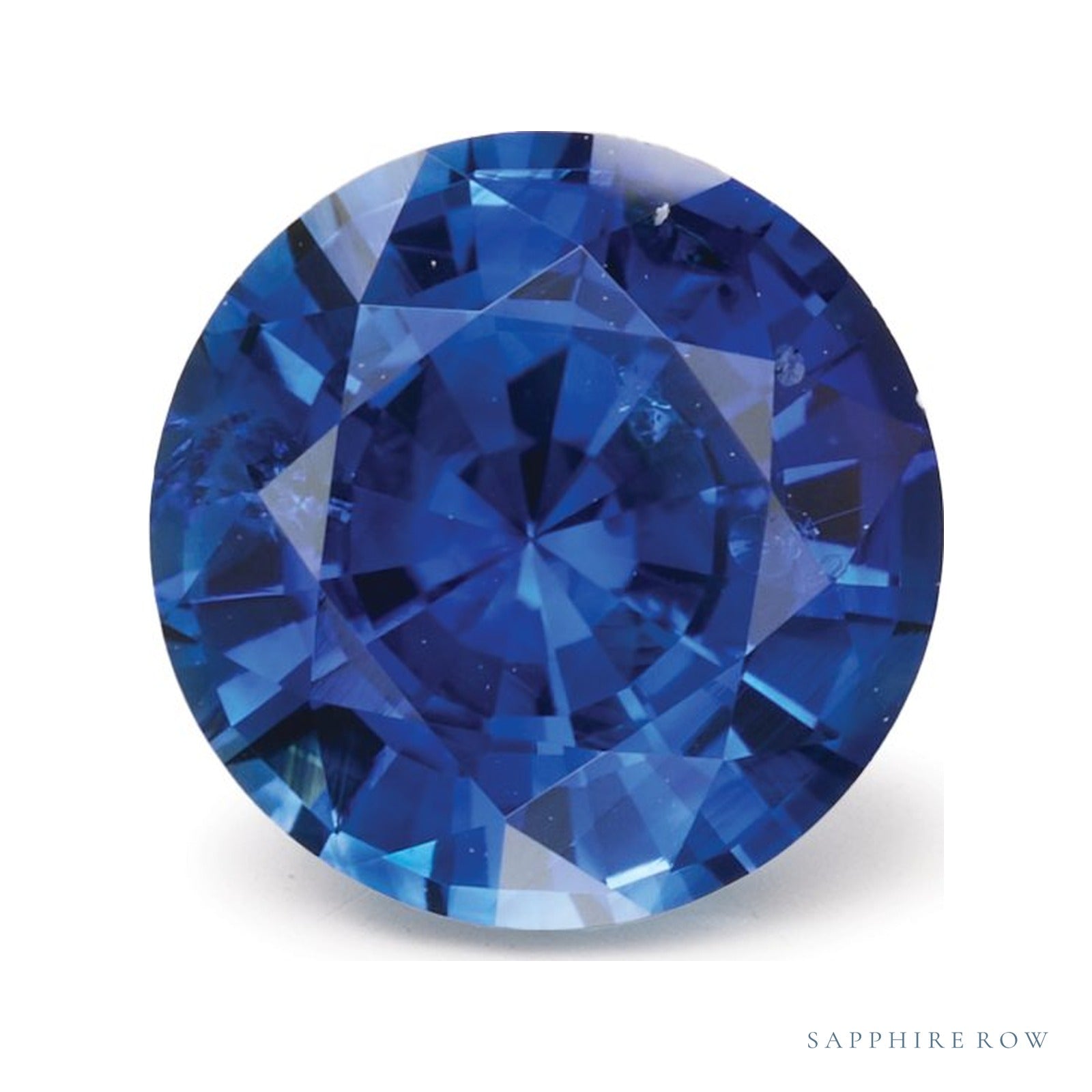 1.46 ct natural blue sapphire from Sri Lanka, round cut | Sapphire Row · cut4