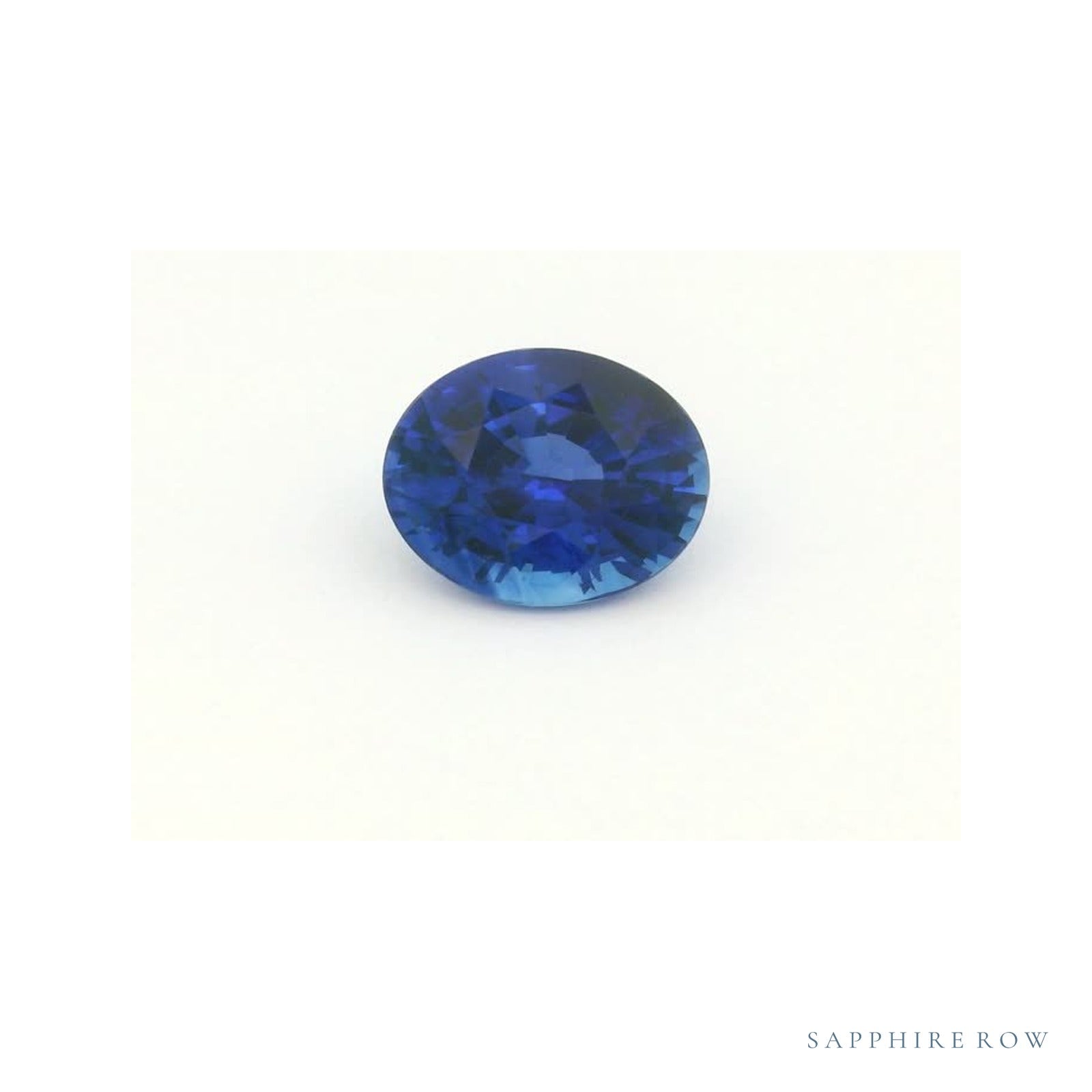 1.46 ct natural blue sapphire from Sri Lanka, round cut | Sapphire Row · cut4