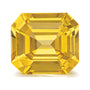 1.46 ct natural yellow sapphire from Sri Lanka, emerald cut | Sapphire Row · cut7