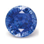 1.45 ct natural blue sapphire from Sri Lanka, round cut | Sapphire Row · cut7