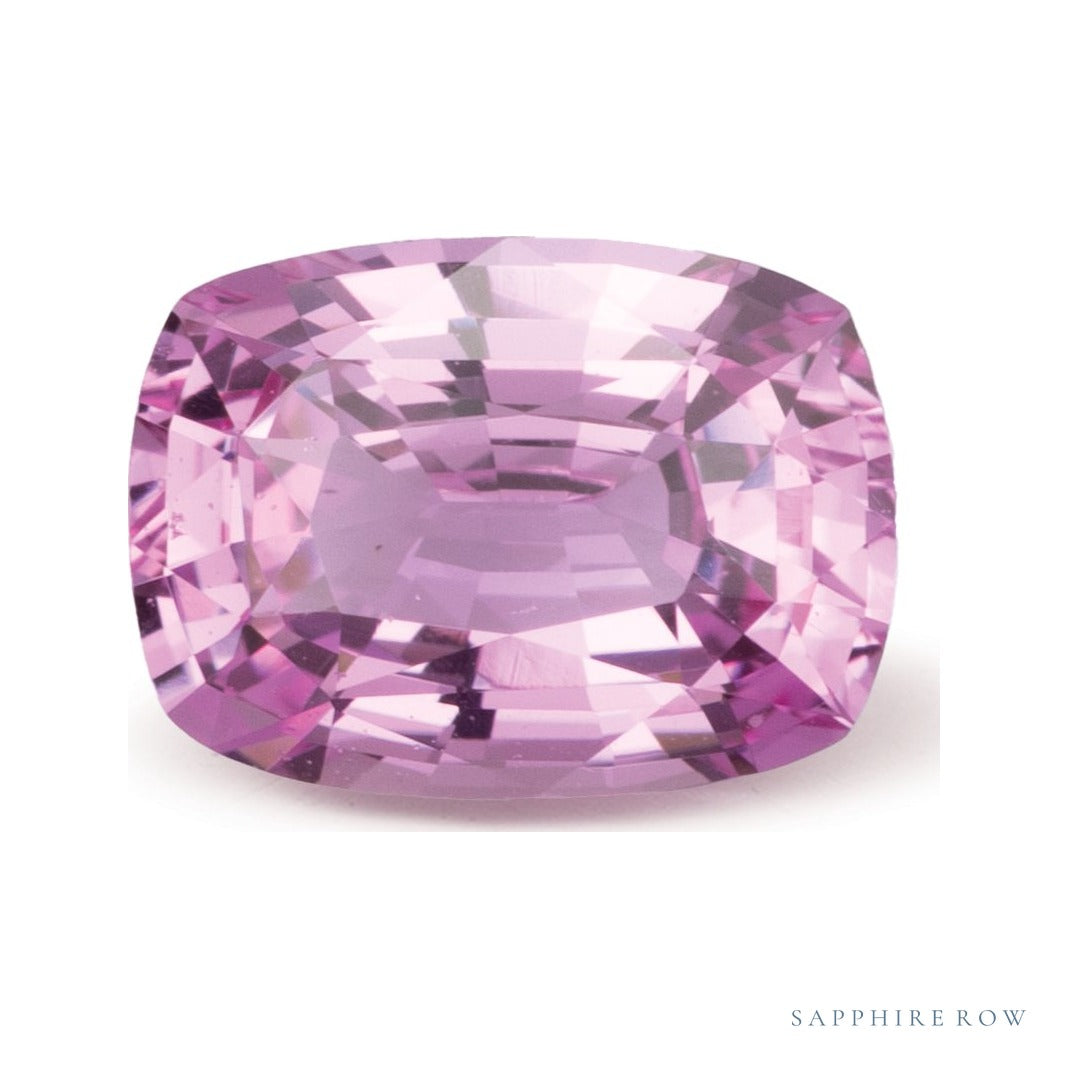 1.42 ct natural pink sapphire from Sri Lanka, antique cushion cut | Sapphire Row · cut6