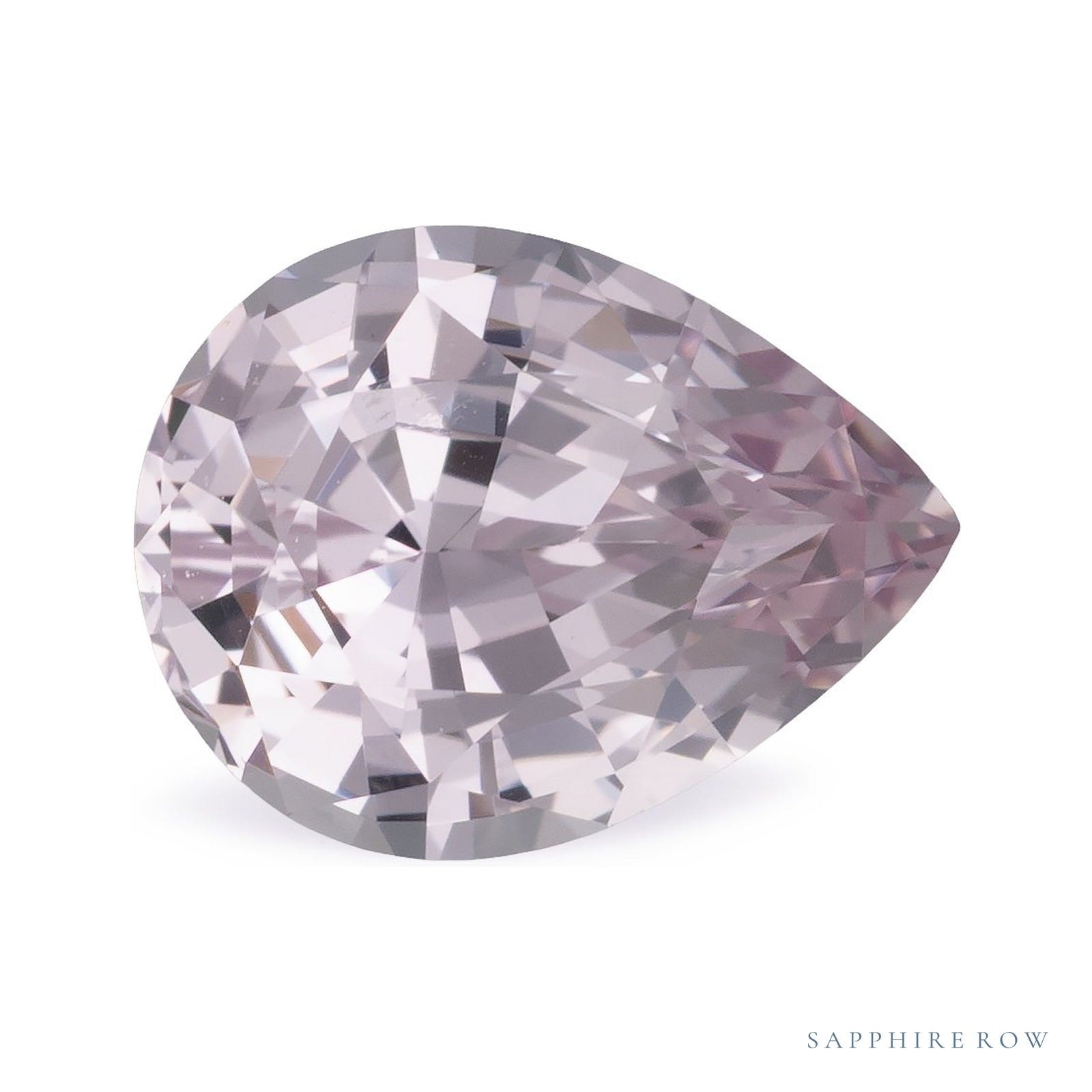 1.42 ct natural pink sapphire from Madagascar, pear cut | Sapphire Row · cut4