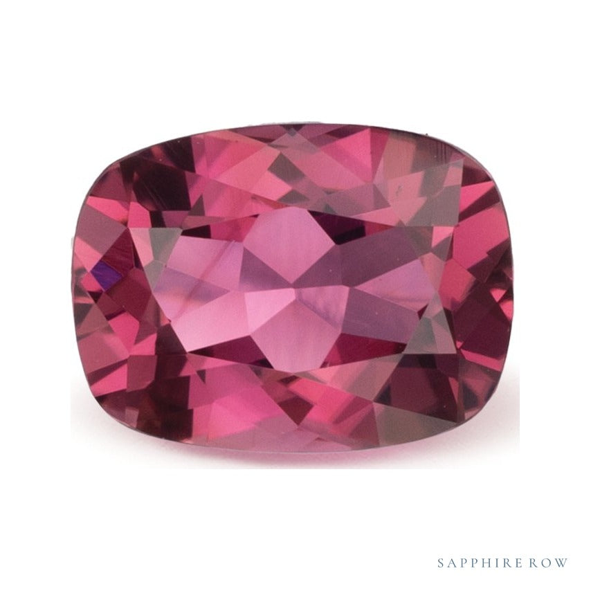 1.42 ct natural pink tourmaline from Nigeria, antique cushion cut | Sapphire Row · cut4 · cut5