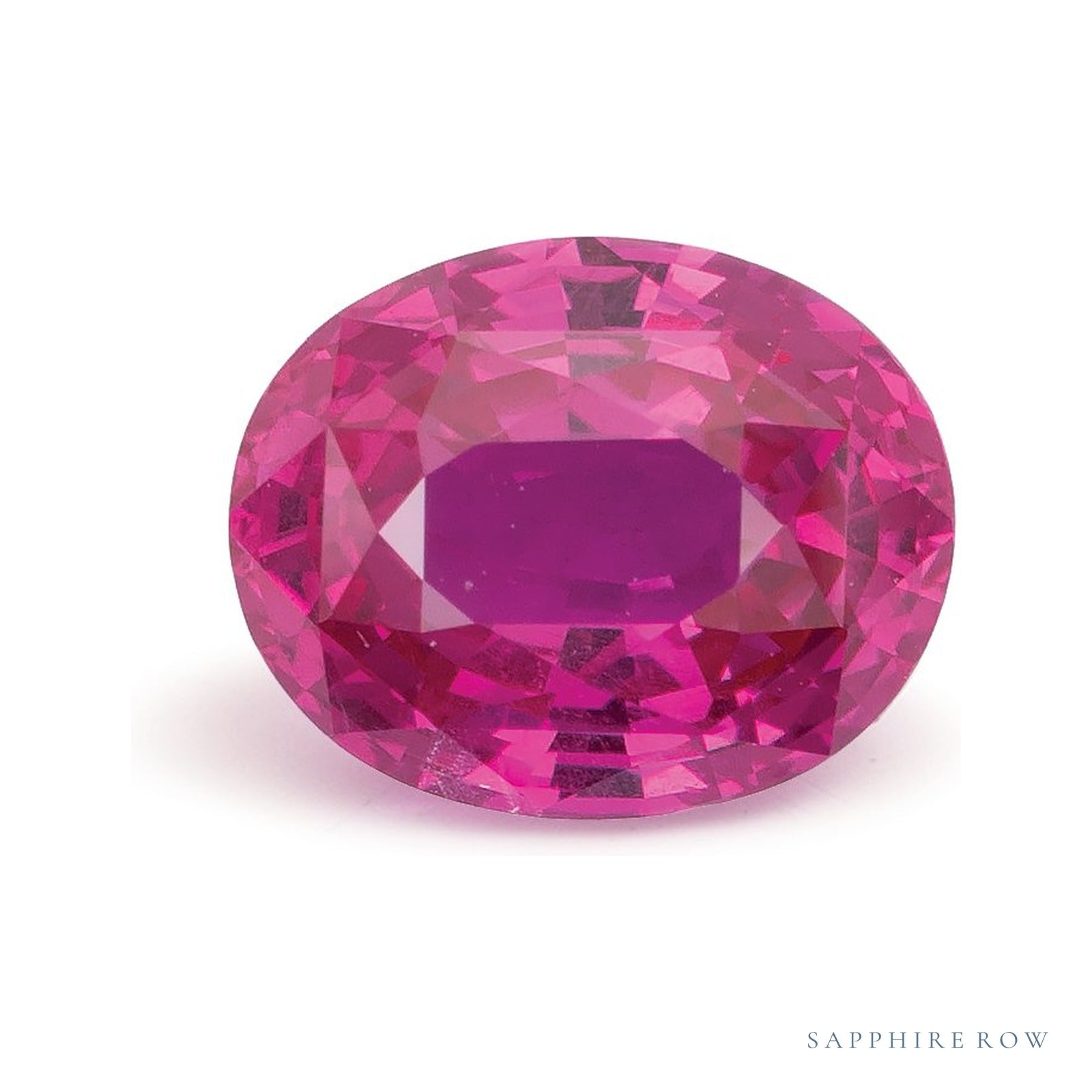 1.41 ct natural red ruby from Mozambique, oval cut | Sapphire Row · cut4