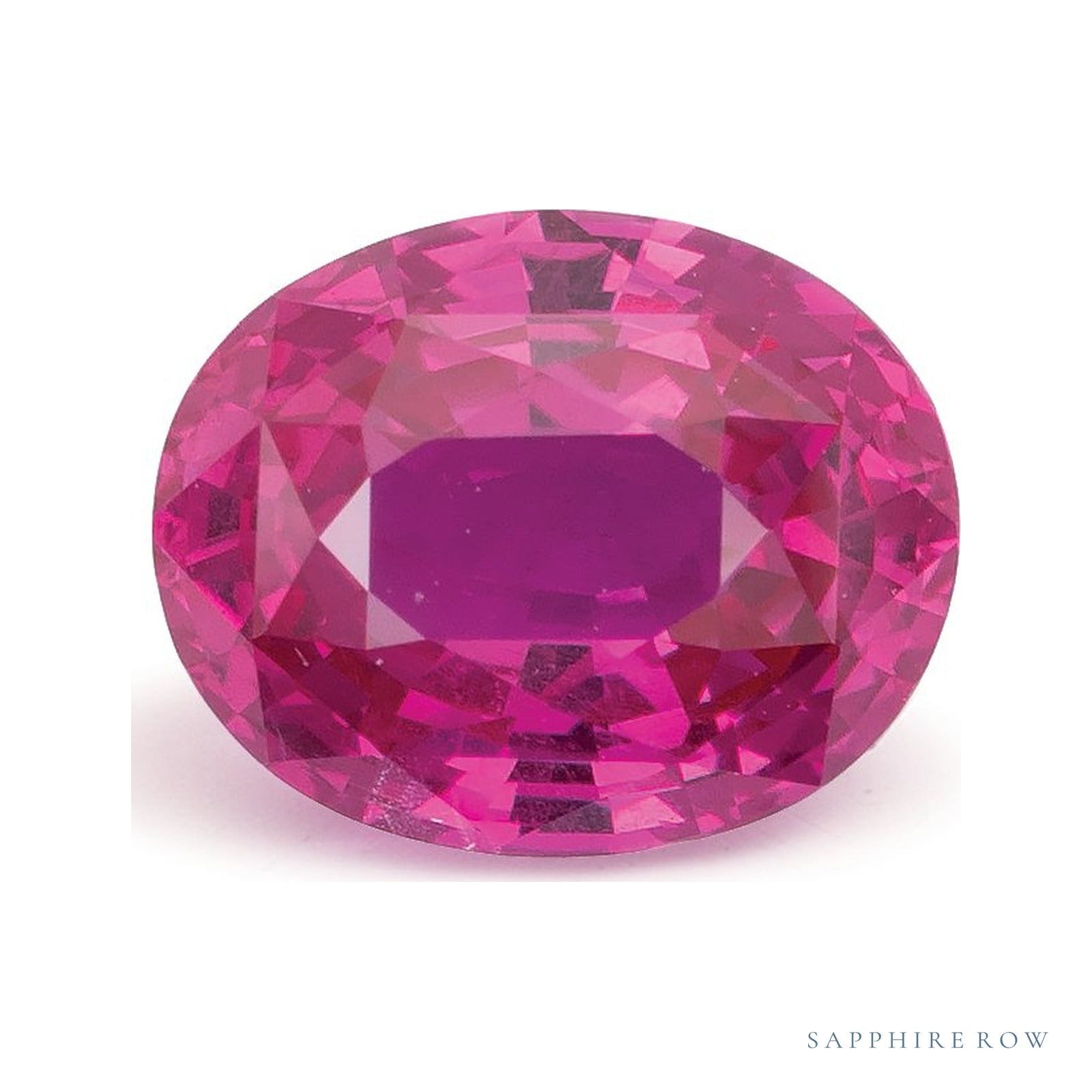 1.41 ct natural red ruby from Mozambique, oval cut | Sapphire Row · cut4