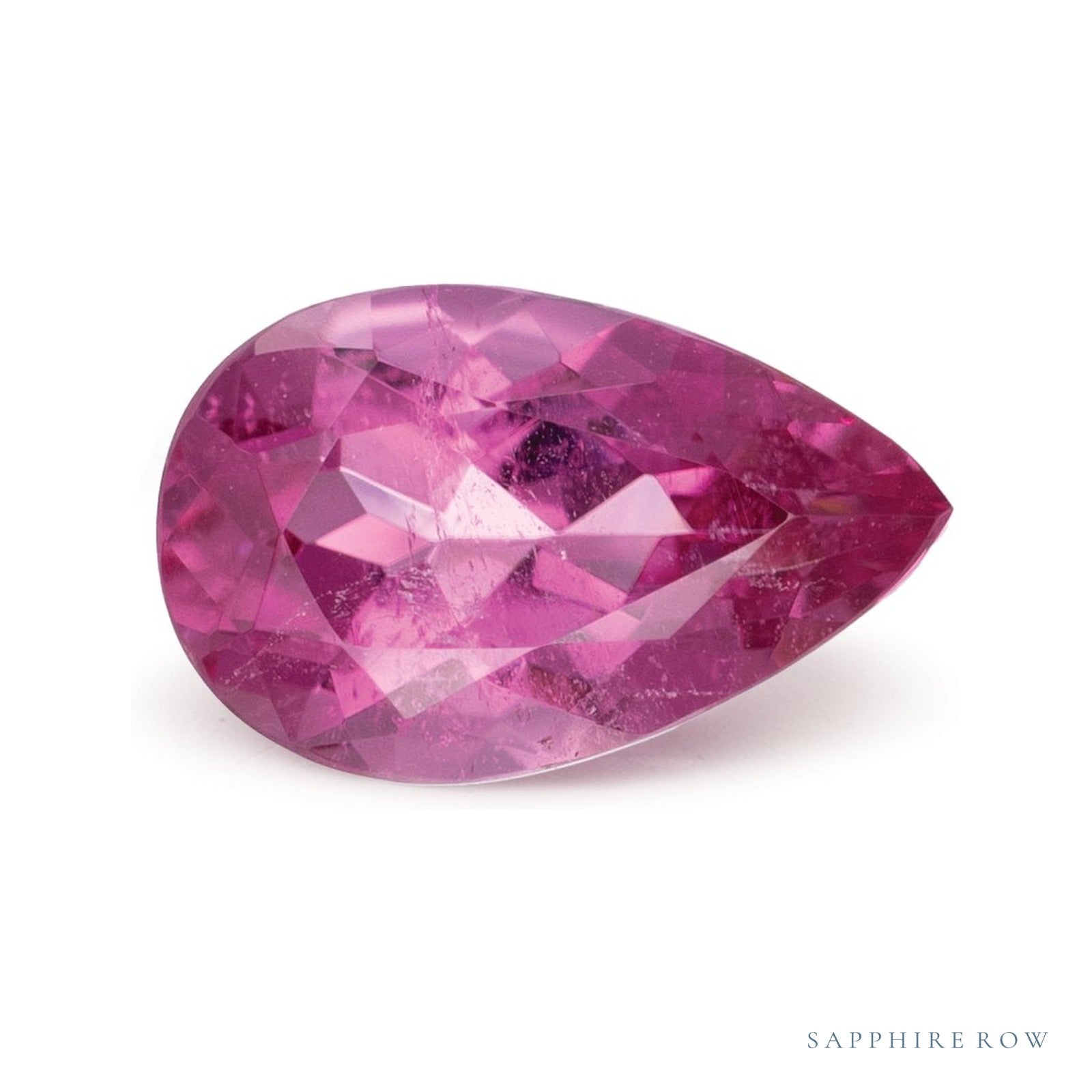 1.41 ct natural pink tourmaline from Nigeria, pear cut | Sapphire Row · cut4