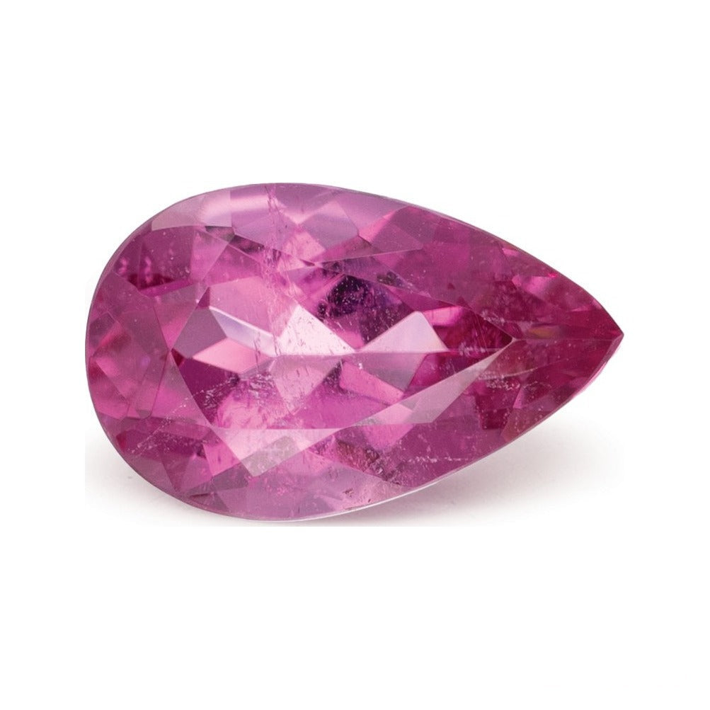 1.41 ct natural pink tourmaline from Nigeria, pear cut | Sapphire Row · cut7