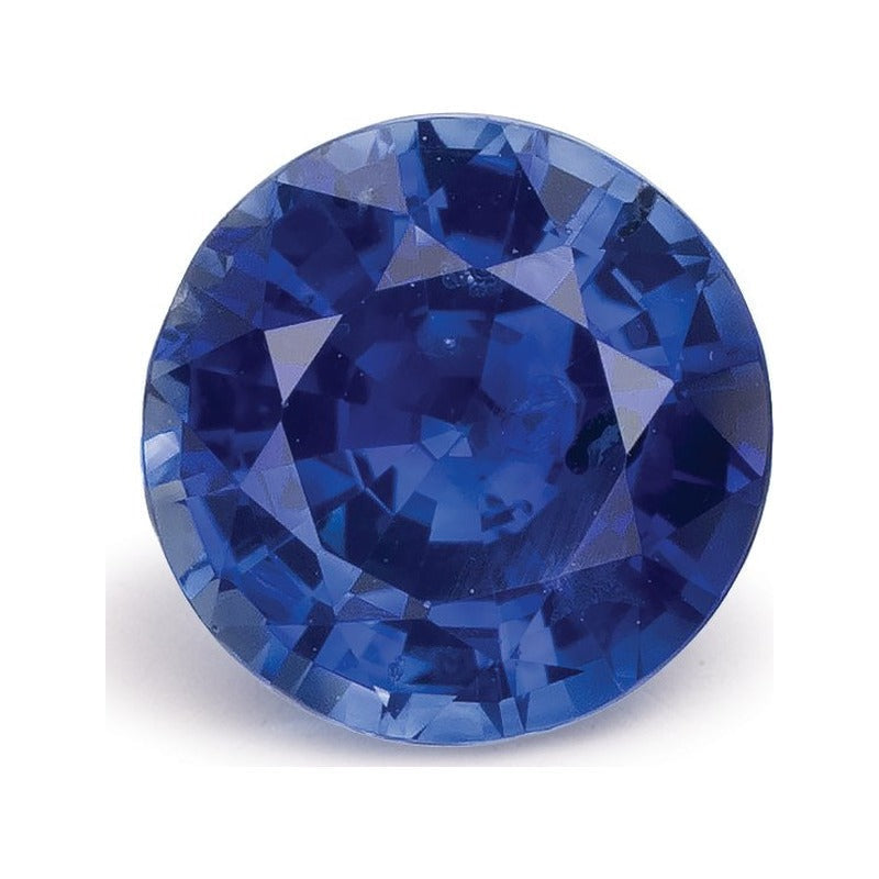 1.39 ct natural blue sapphire from Sri Lanka, round cut | Sapphire Row · cut7