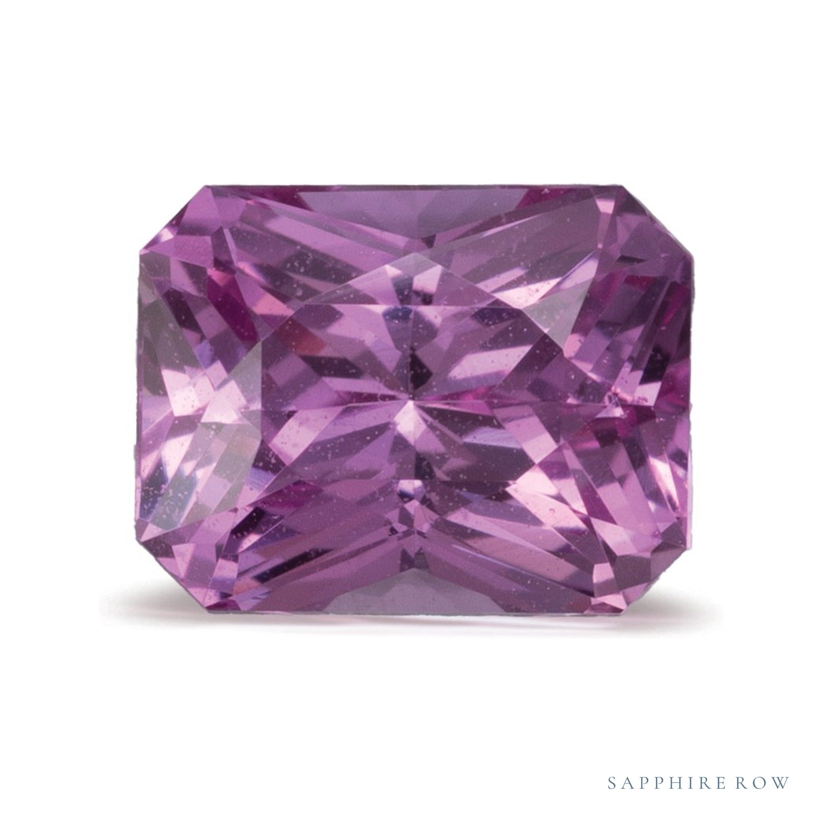 1.39 ct natural pink sapphire from Sri Lanka, radiant cut | Sapphire Row · cut4