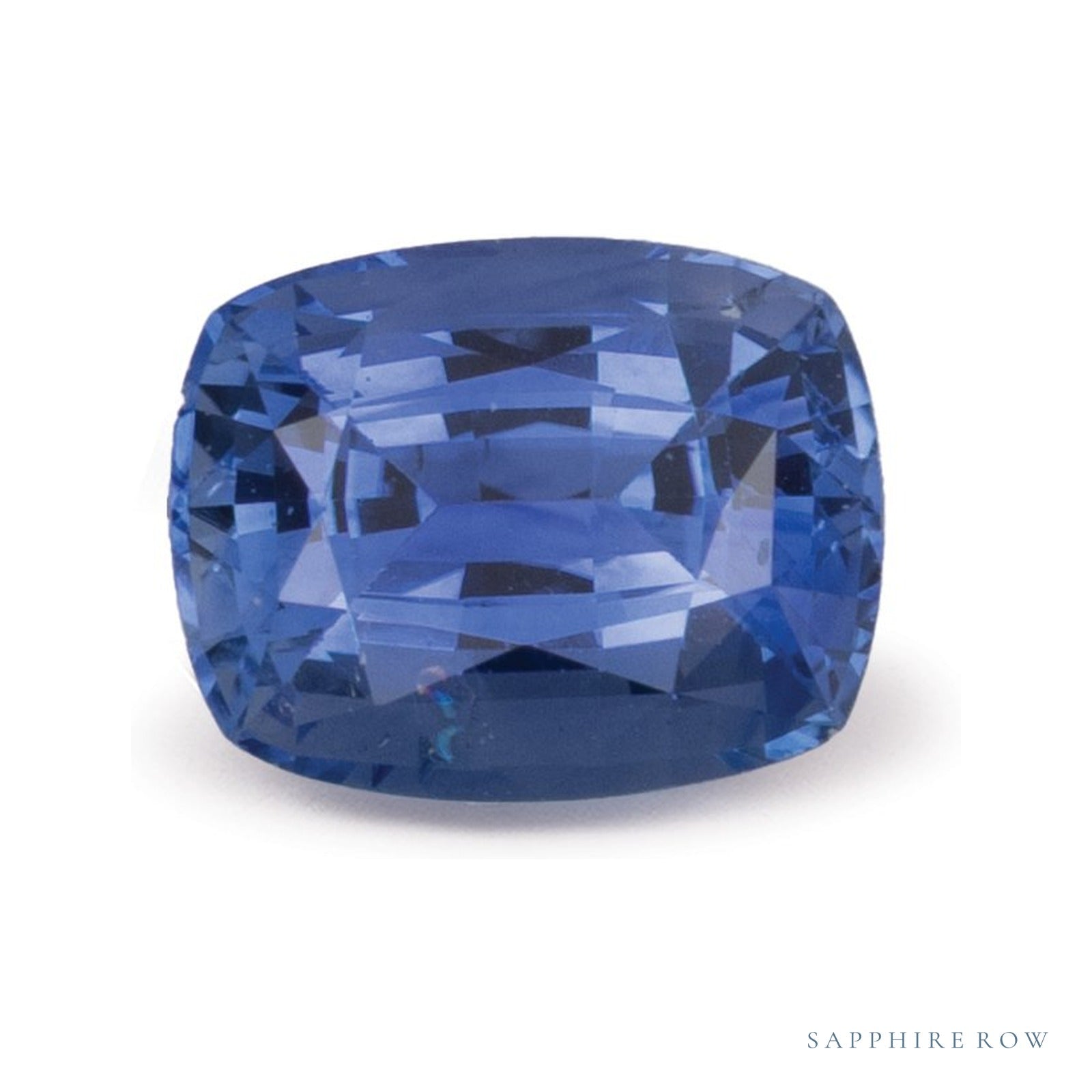 1.37 ct natural blue sapphire from Sri Lanka, antique cushion cut | Sapphire Row · cut4