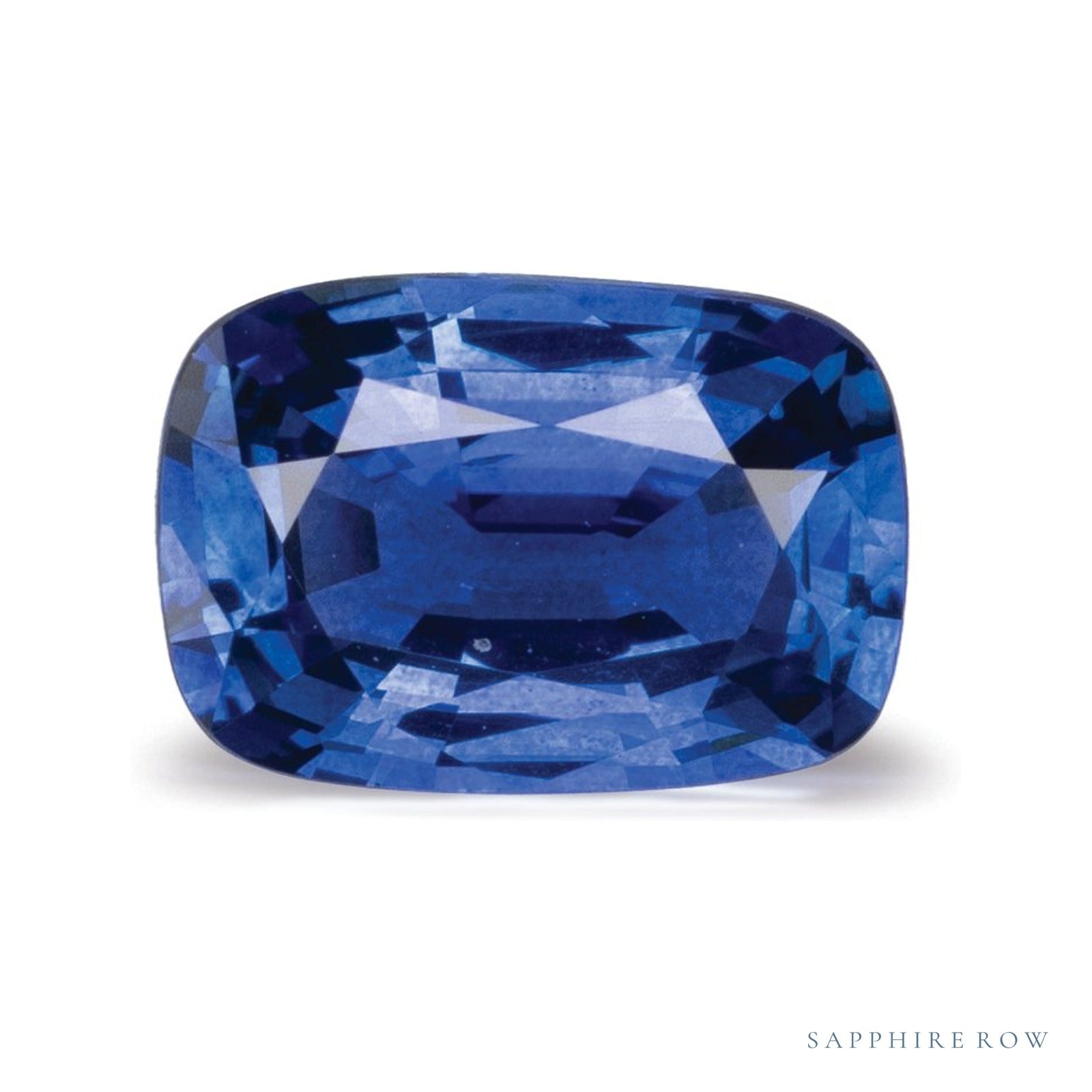 1.34 ct natural blue sapphire from Sri Lanka, antique cushion cut | Sapphire Row · cut4