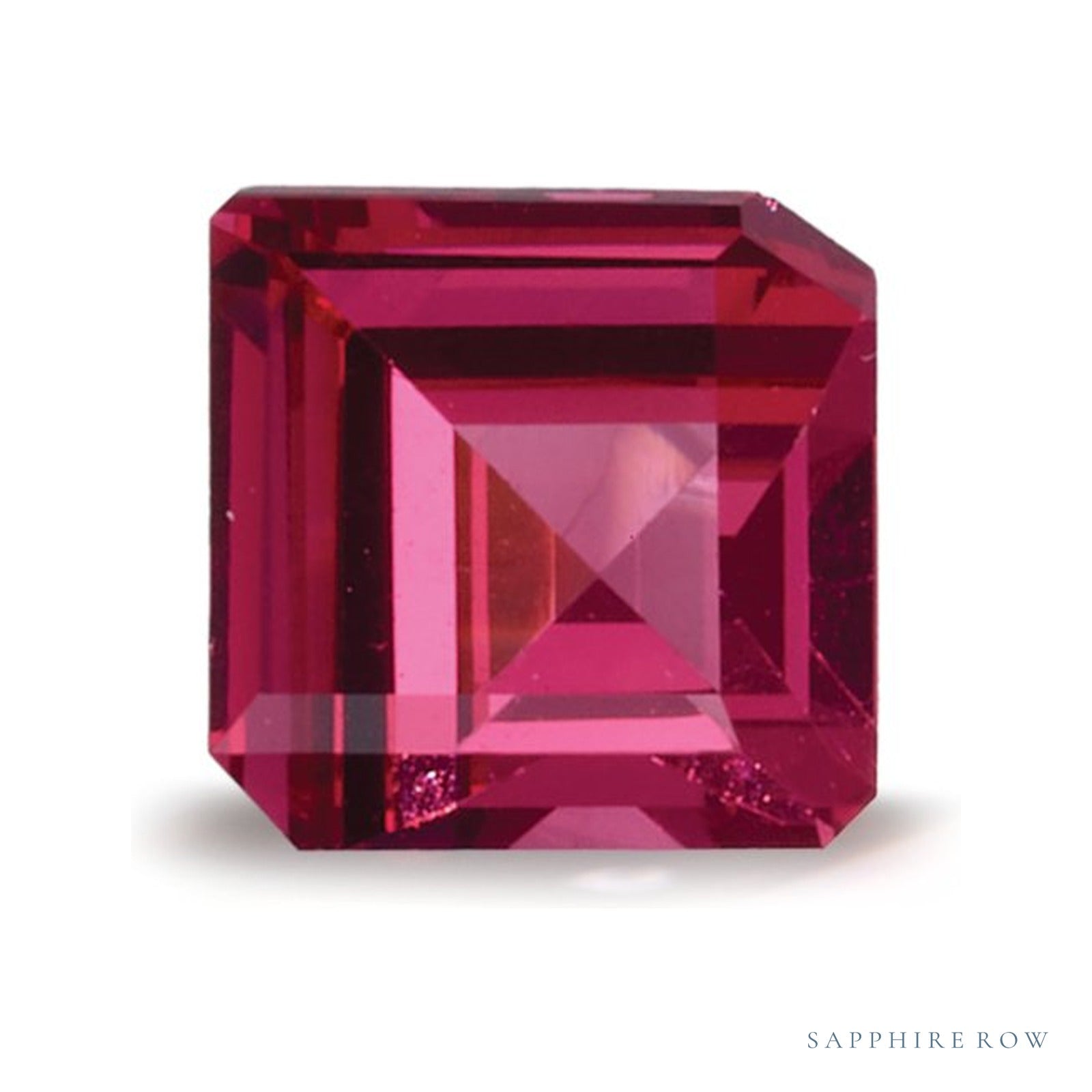 1.33 ct natural red spinel from Tanzania, lozenge cut | Sapphire Row · cut4