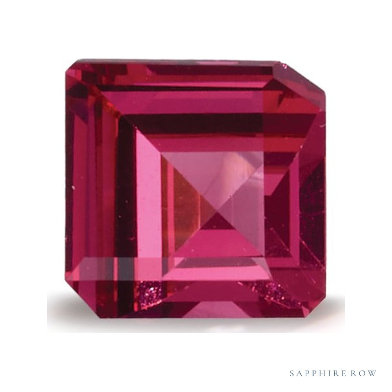 1.33 ct natural red spinel from Tanzania, lozenge cut | Sapphire Row · cut7