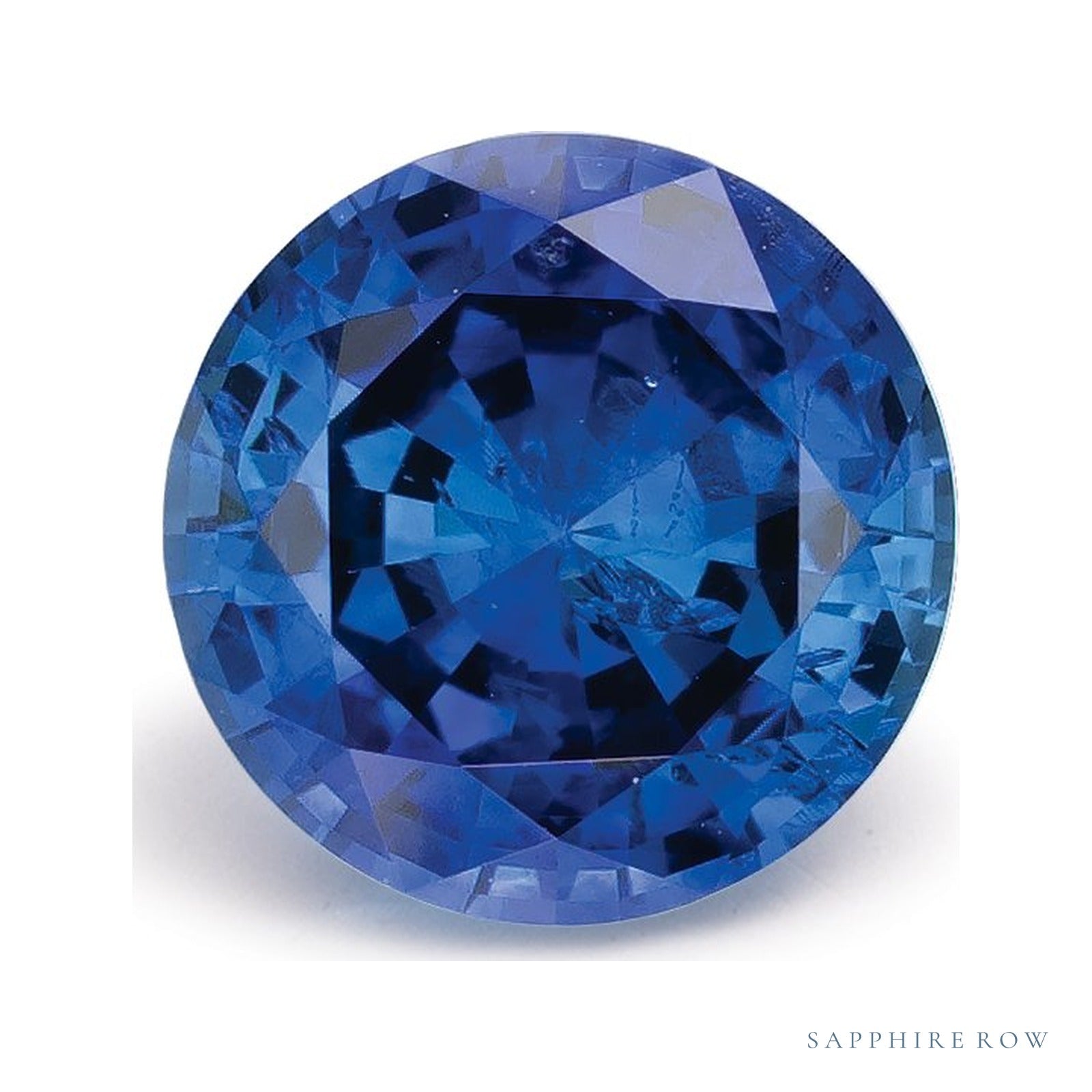 1.32 ct natural blue sapphire from Sri Lanka, round cut | Sapphire Row · cut4