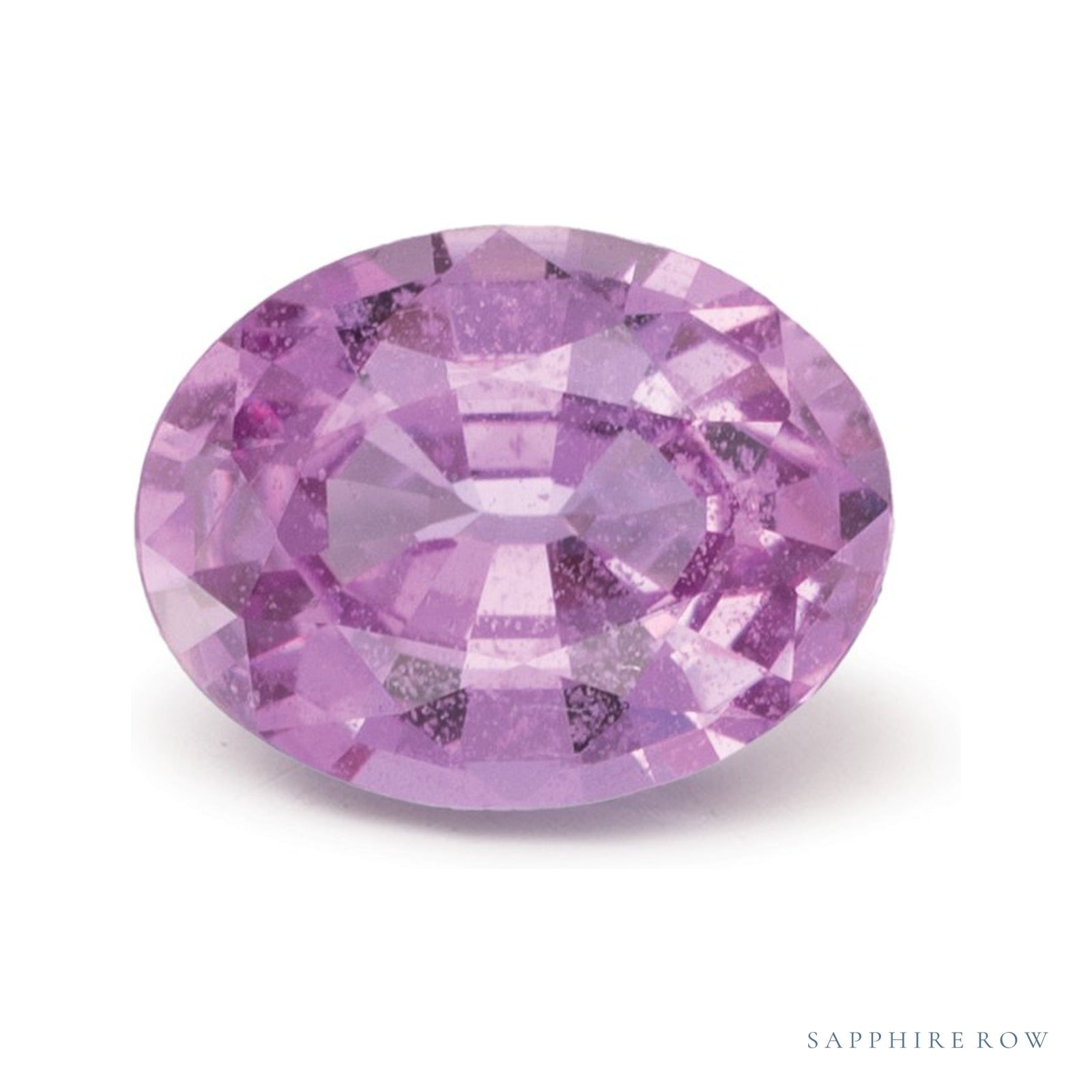 1.32 ct natural pink sapphire from Madagascar, oval cut | Sapphire Row · cut4