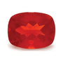 1.32 ct natural red opal from Mexico, antique cushion cut | Sapphire Row · cut7