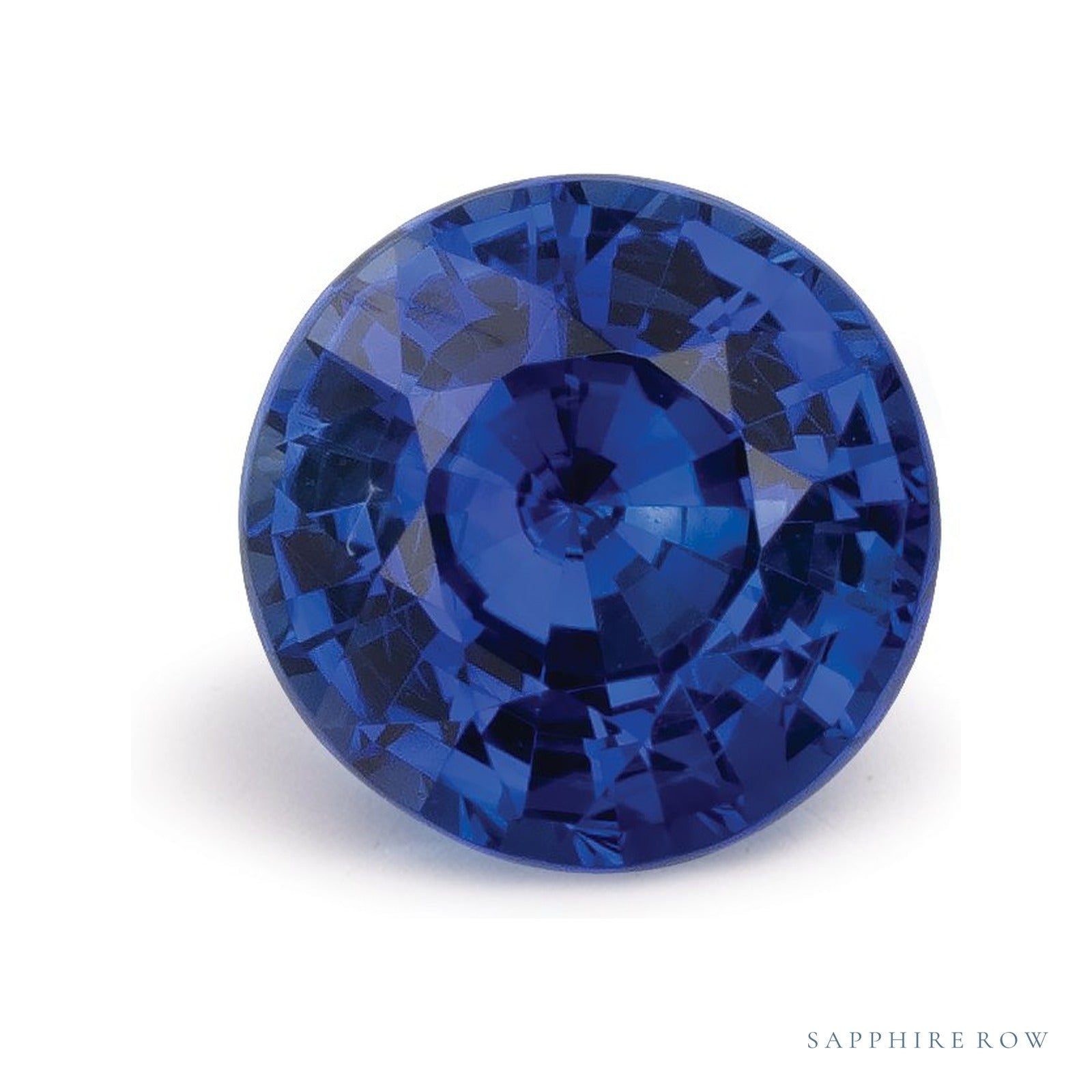 1.32 ct natural blue sapphire from Sri Lanka, round cut | Sapphire Row · cut4