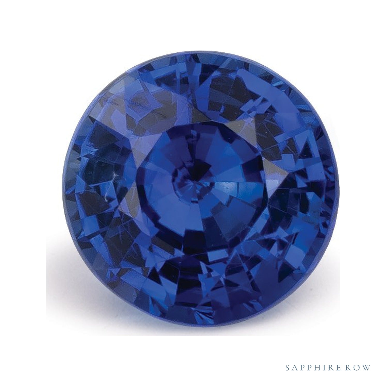 1.32 ct natural blue sapphire from Sri Lanka, round cut | Sapphire Row · cut4