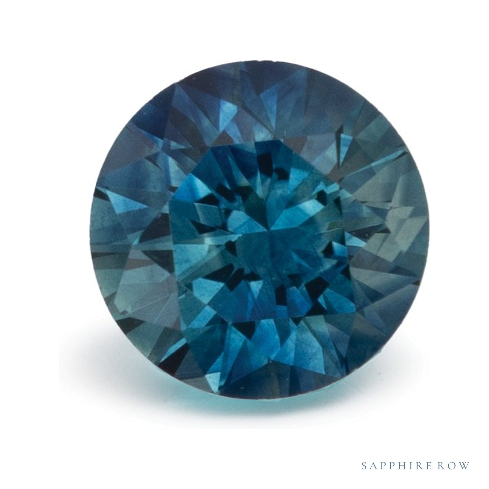 1.31 ct natural blue sapphire from United States, round cut | Sapphire Row · cut4