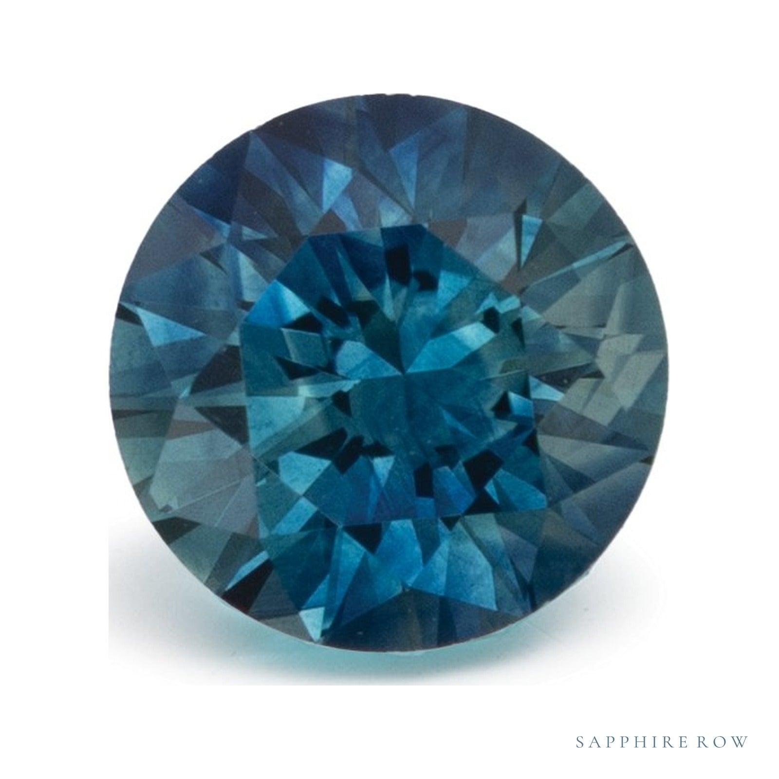1.31 ct natural blue sapphire from United States, round cut | Sapphire Row · cut4