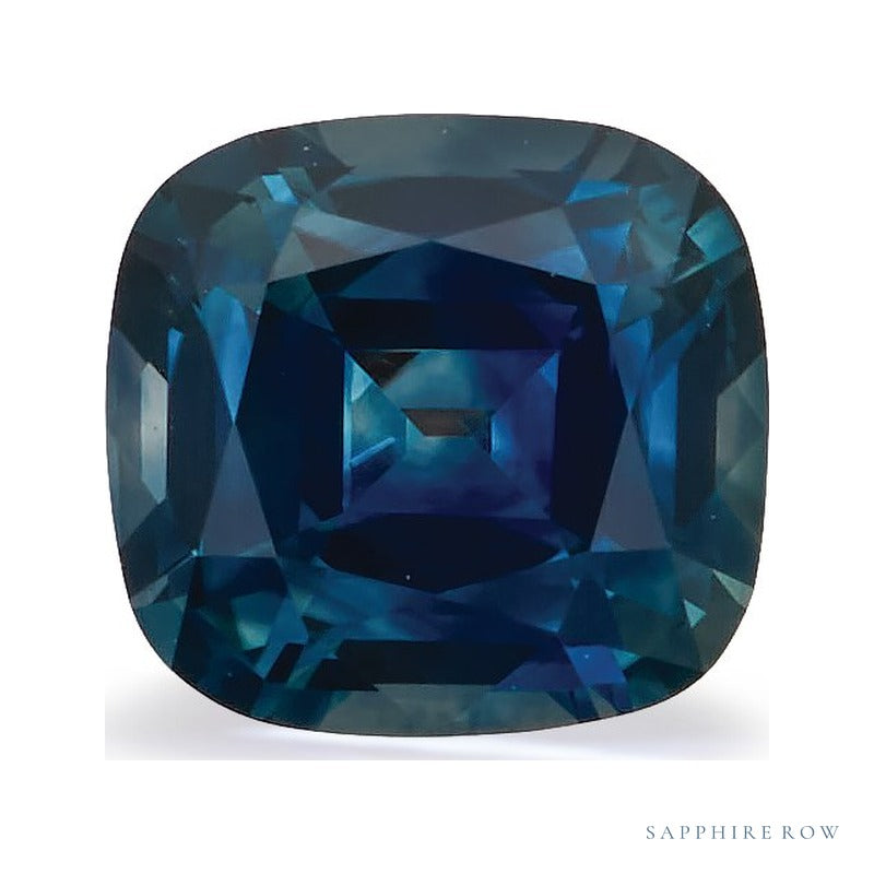 1.31 ct natural blue sapphire from United States, cushion cut | Sapphire Row · cut6