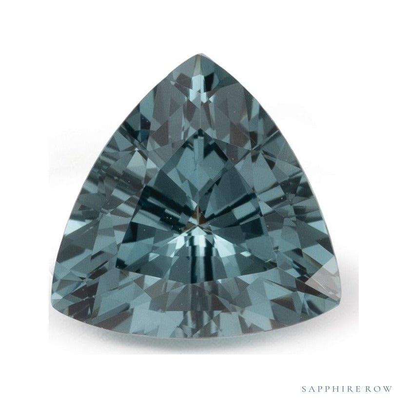 1.31 ct natural green spinel from Mozambique, trillion cut | Sapphire Row · cut7