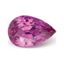 1.30 ct natural pink sapphire from Sri Lanka, pear cut | Sapphire Row · cut7