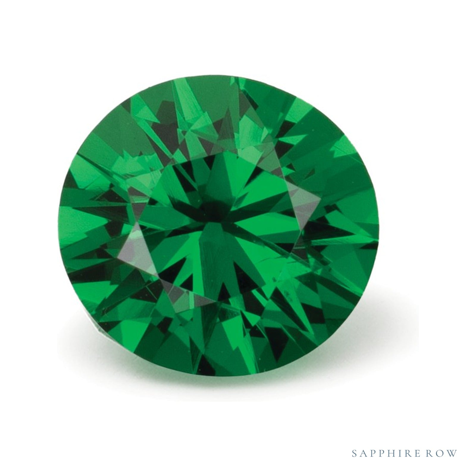 1.29 ct natural green tsavorite garnet from Kenya, oval cut | Sapphire Row · cut4