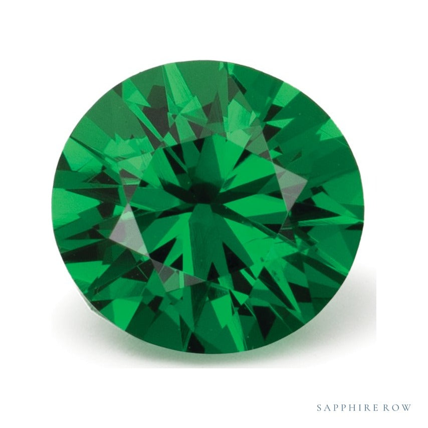 1.29 ct natural green tsavorite garnet from Kenya, oval cut | Sapphire Row · cut7
