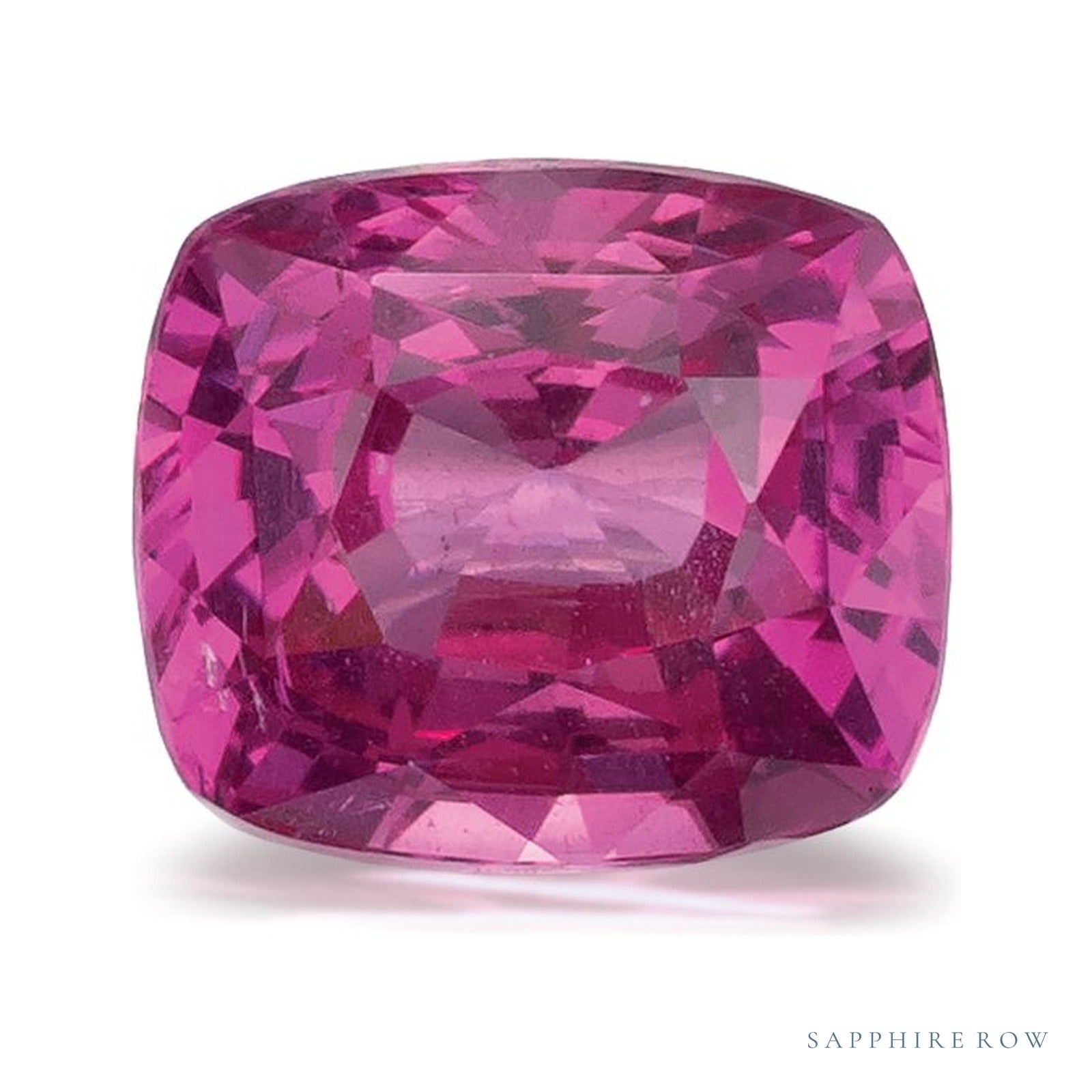 1.28 ct natural pink sapphire from Sri Lanka, antique cushion cut | Sapphire Row · cut4