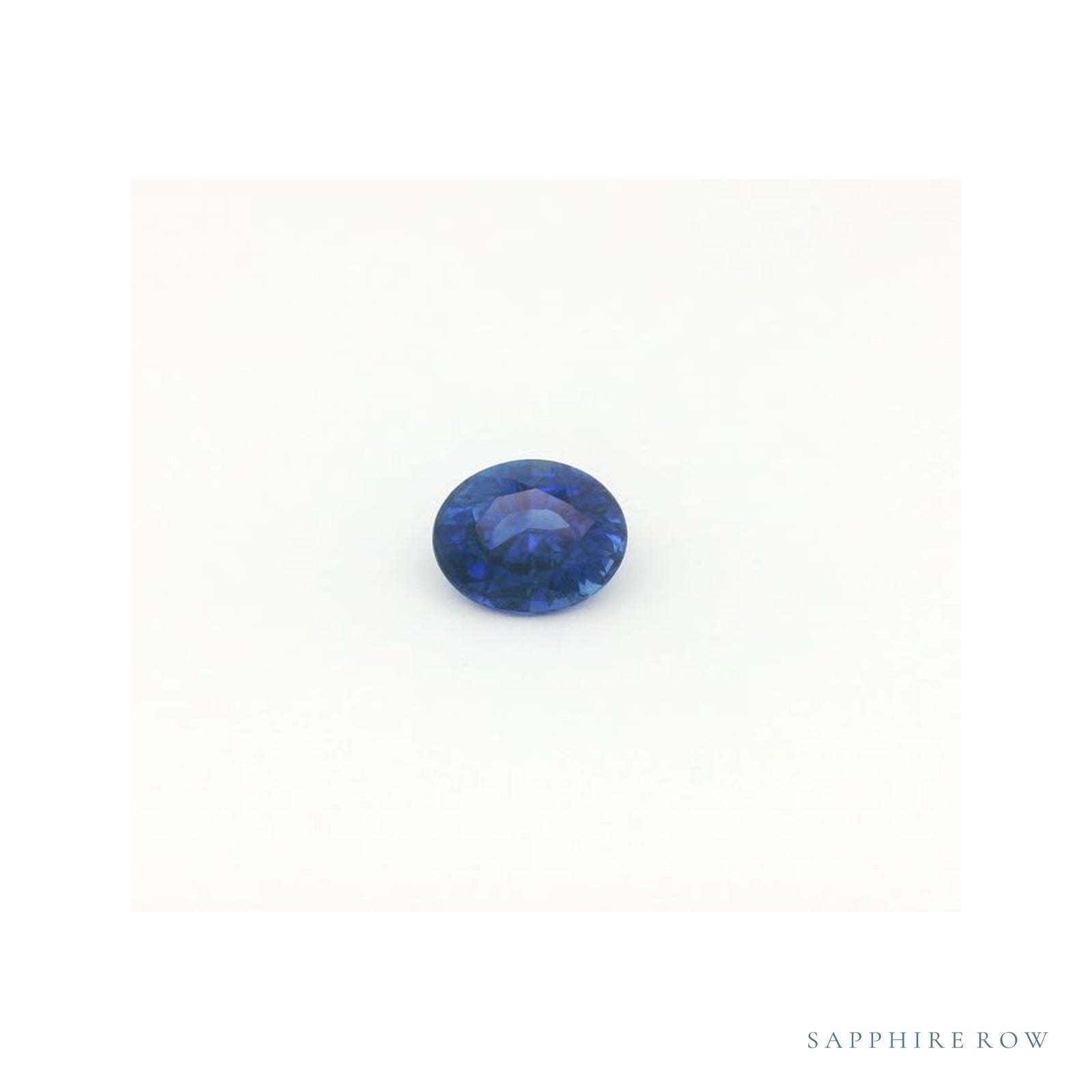 1.26 ct natural blue sapphire from Sri Lanka, round cut | Sapphire Row · cut4
