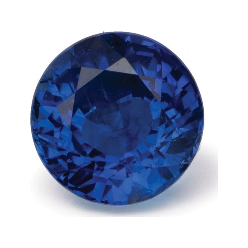 1.26 ct natural blue sapphire from Sri Lanka, round cut | Sapphire Row · cut7