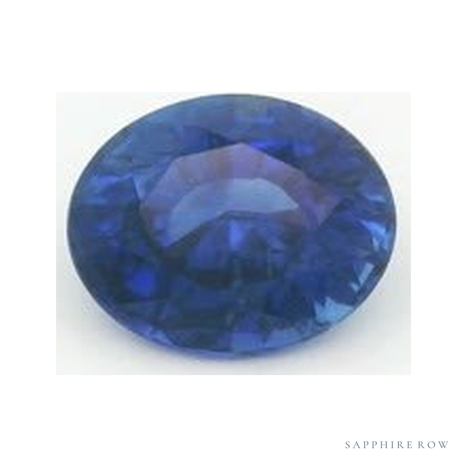 1.26 ct natural blue sapphire from Sri Lanka, round cut | Sapphire Row · cut4