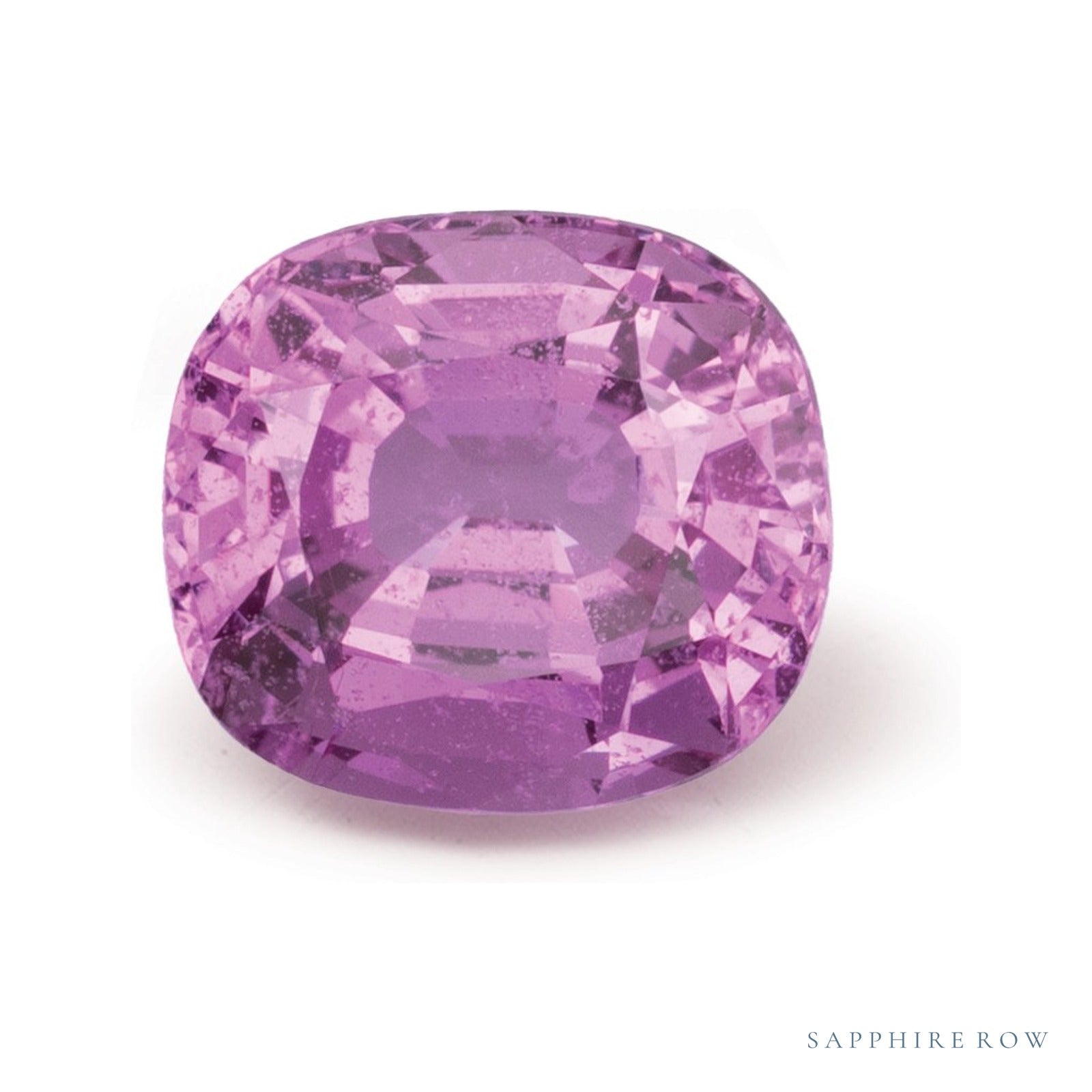 1.26 ct natural pink sapphire from Sri Lanka, antique cushion cut | Sapphire Row · cut4