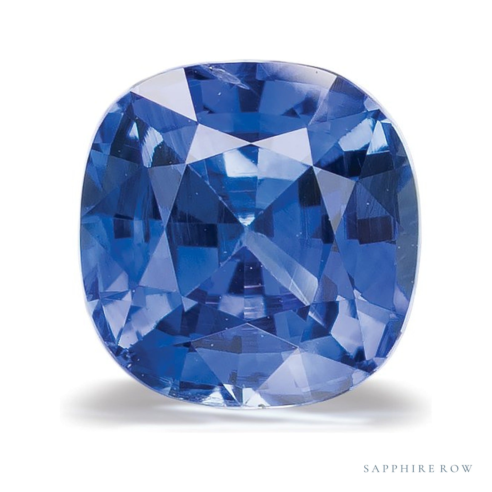 1.24 ct natural blue sapphire from Sri Lanka, cushion cut | Sapphire Row · cut4