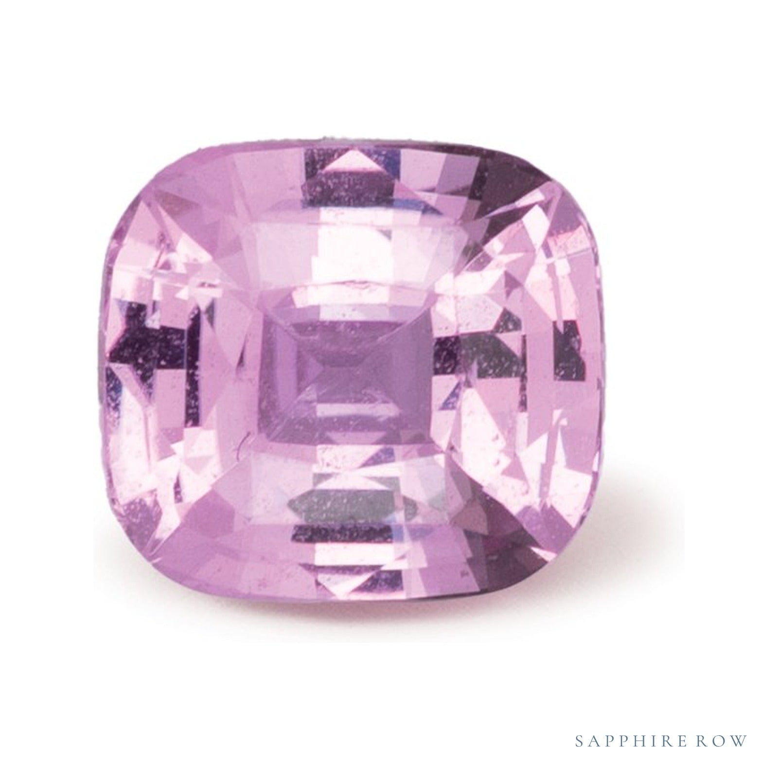 1.23 ct natural pink sapphire from Sri Lanka, antique cushion cut | Sapphire Row · cut4