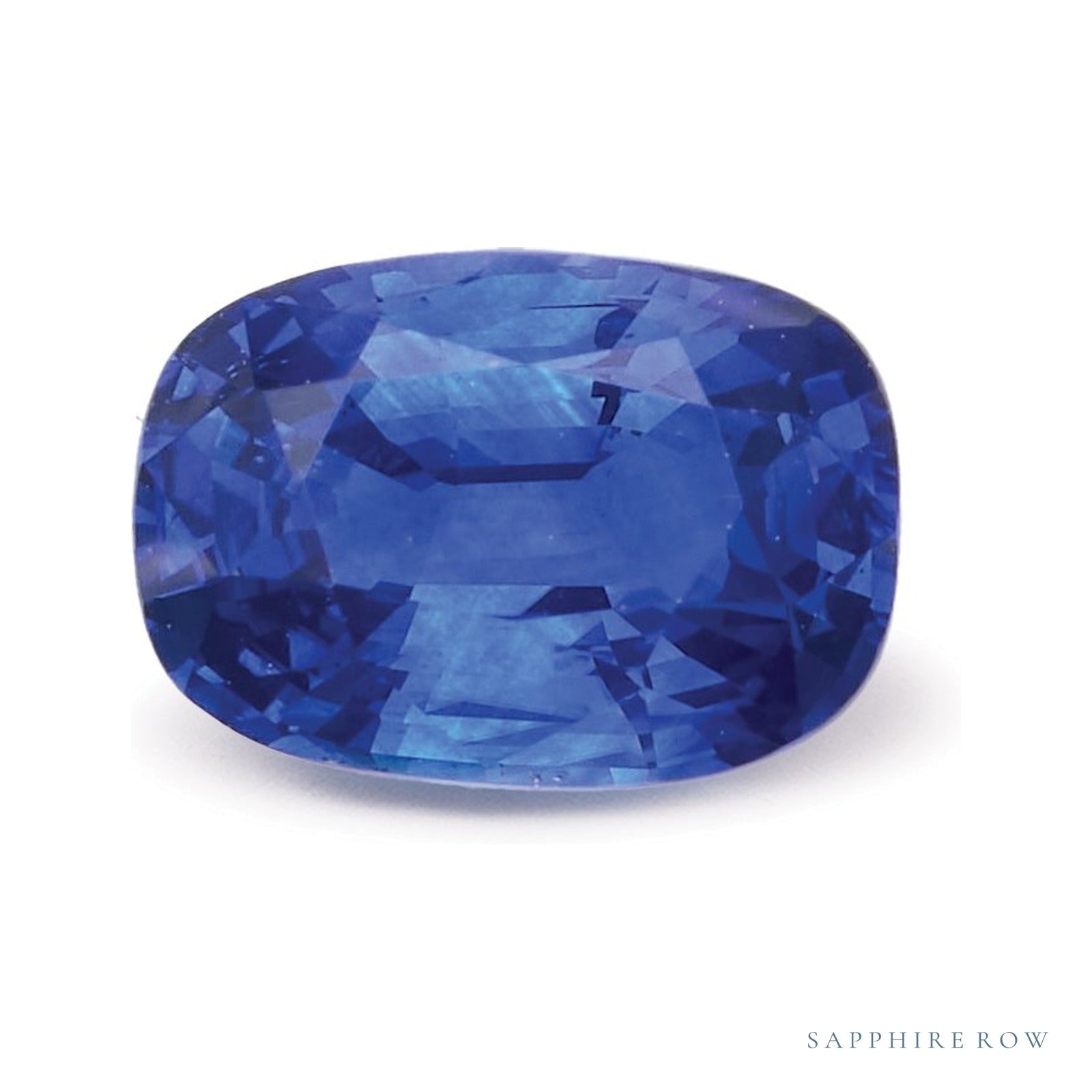 1.22 ct natural blue sapphire from Sri Lanka, antique cushion cut | Sapphire Row · cut4