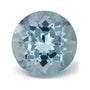 1.21 ct natural blue aquamarine from Mozambique, round cut | Sapphire Row · cut7
