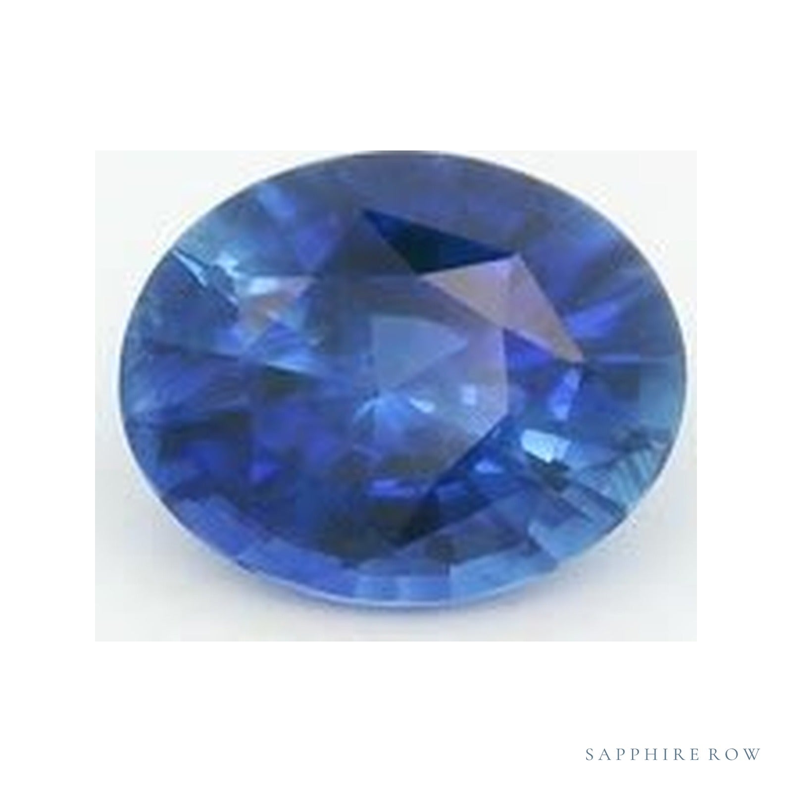 1.20 ct natural blue sapphire from Sri Lanka, round cut | Sapphire Row · cut4