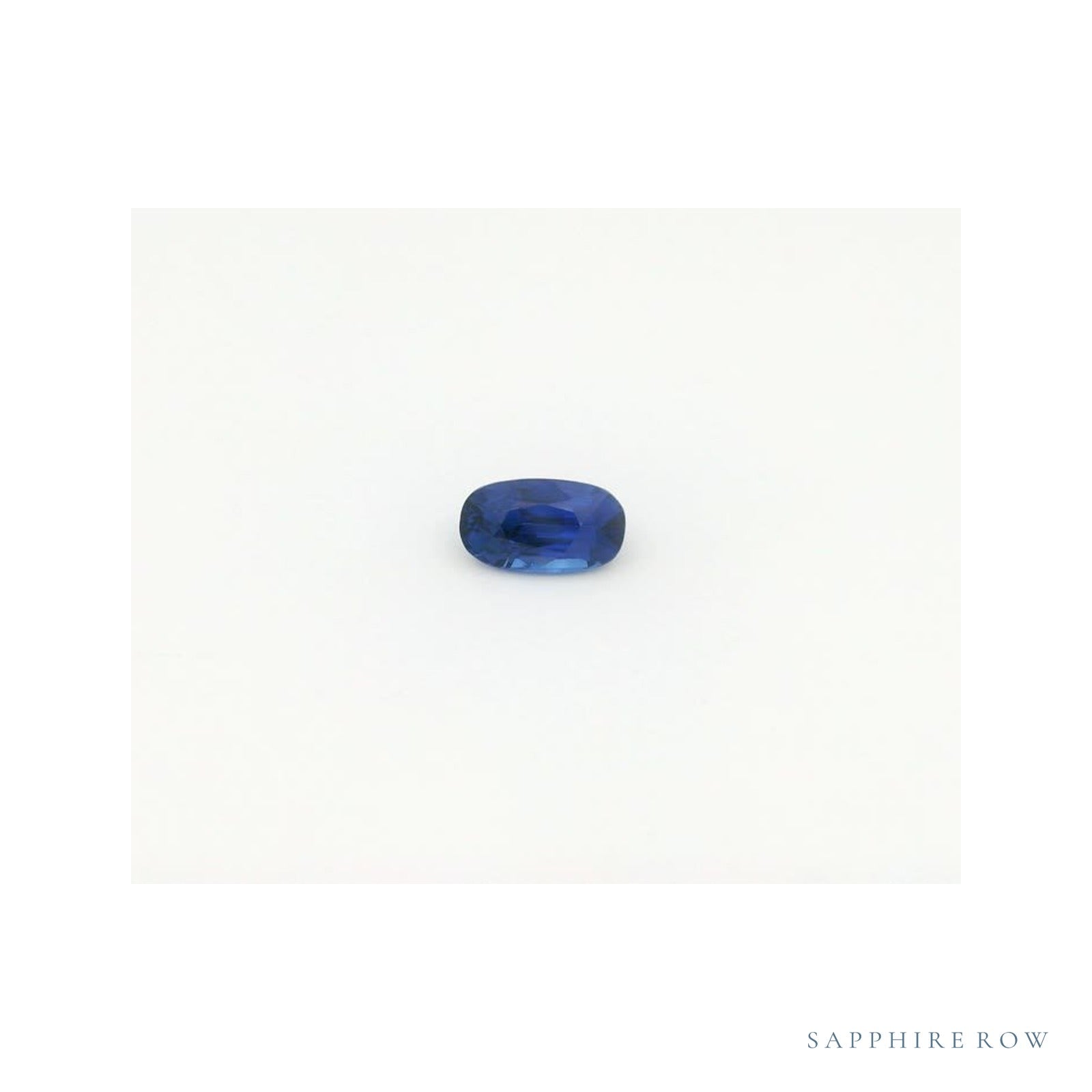 1.20 ct natural blue sapphire from Sri Lanka, antique cushion cut | Sapphire Row · cut4
