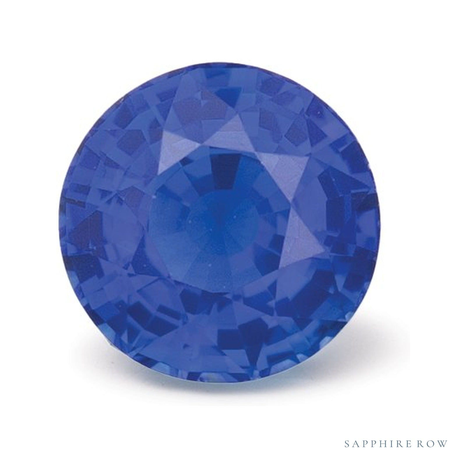 1.19 ct natural blue sapphire from Sri Lanka, round cut | Sapphire Row · cut4