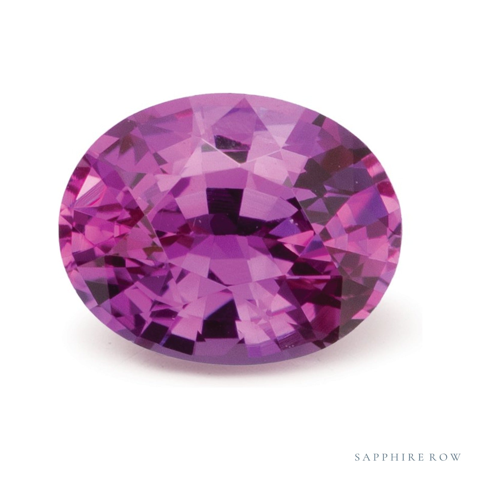 1.17 ct natural pink sapphire from Sri Lanka, oval cut | Sapphire Row · cut4