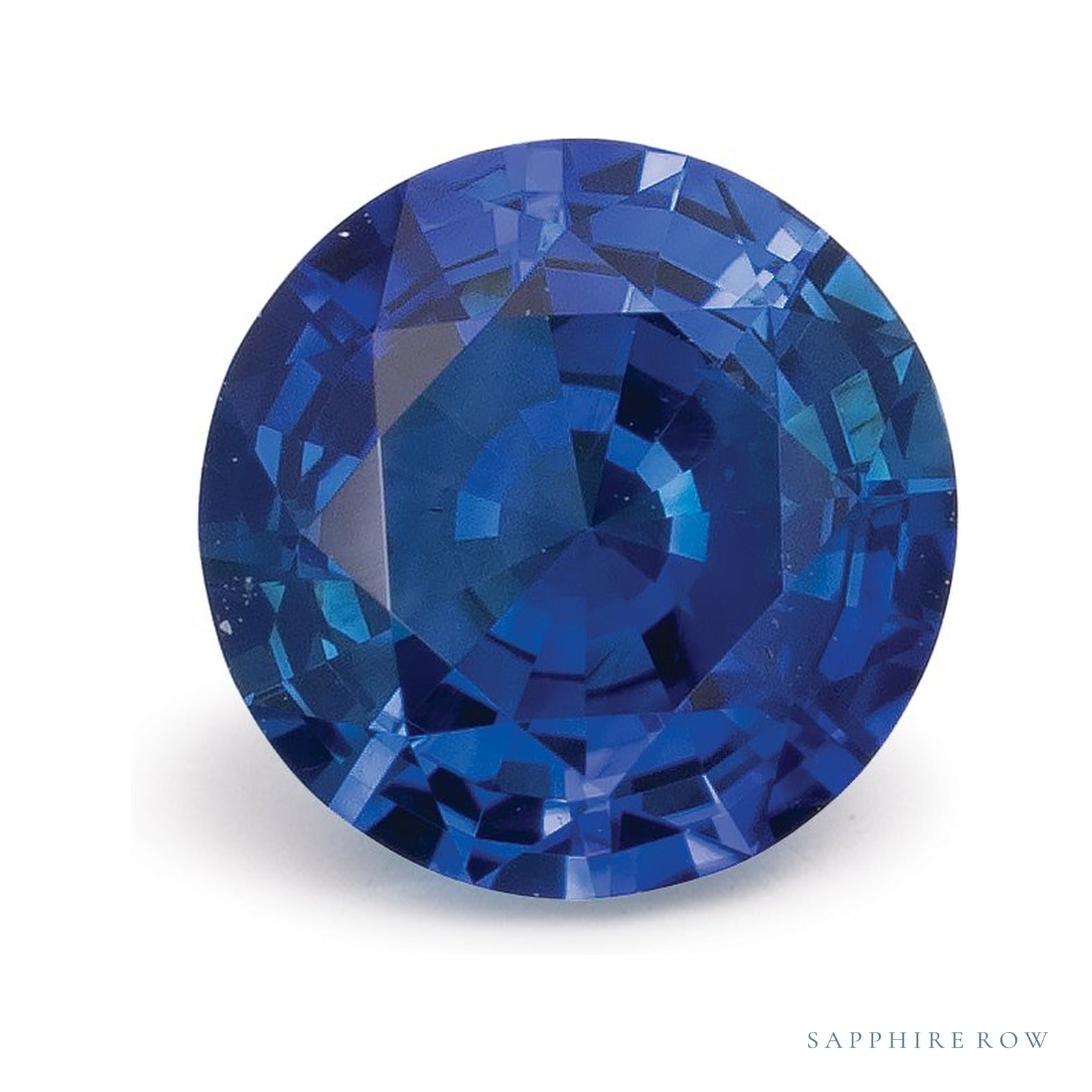 1.17 ct natural blue sapphire from Sri Lanka, round cut | Sapphire Row · cut4