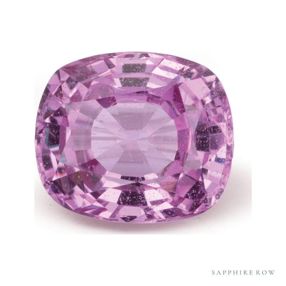 1.16 ct natural pink sapphire from Sri Lanka, antique cushion cut | Sapphire Row · cut6