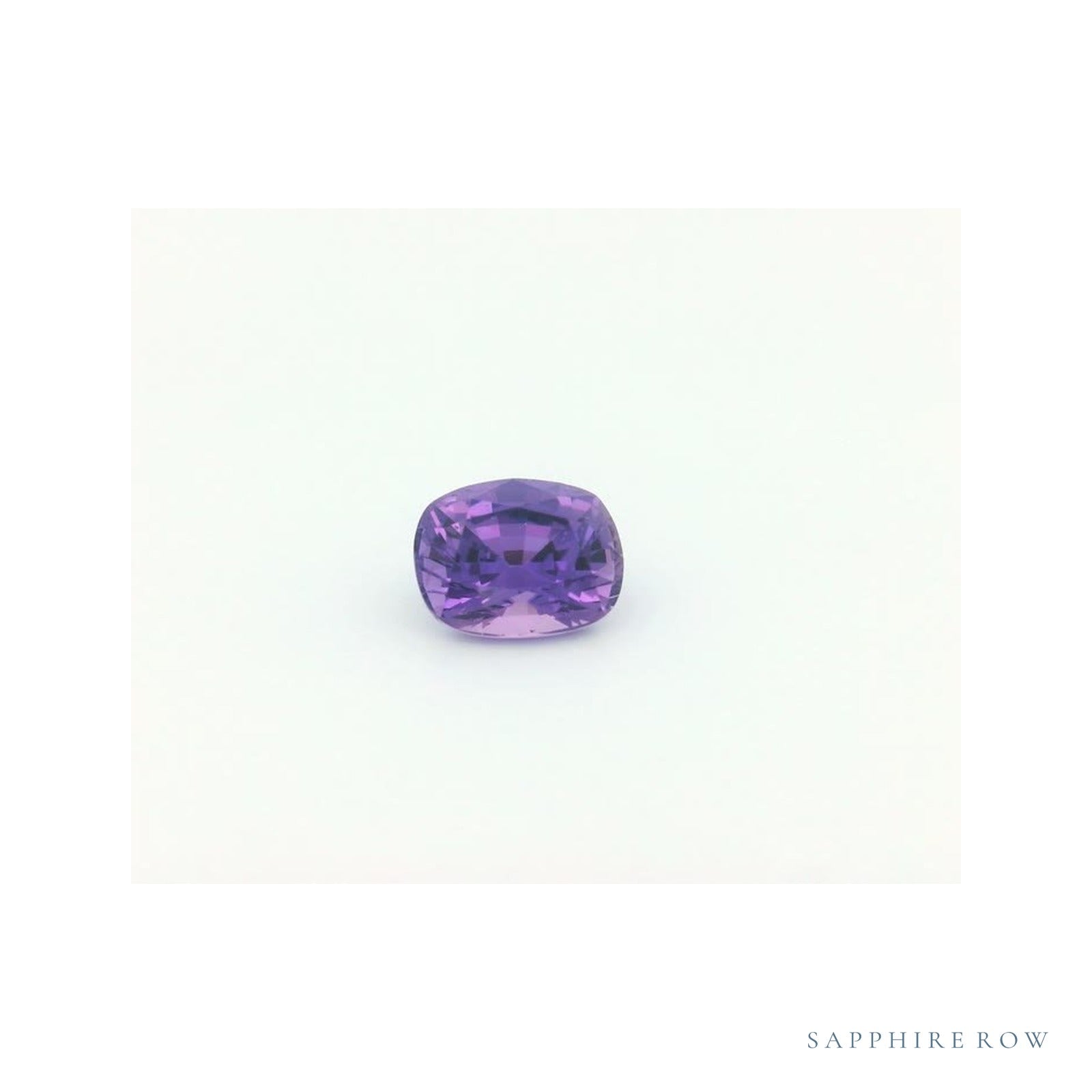 1.16 ct natural purple sapphire from Thailand, cushion cut | Sapphire Row · cut4