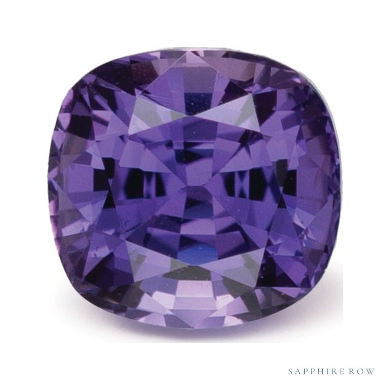 1.16 ct natural purple sapphire from Thailand, cushion cut | Sapphire Row · cut6